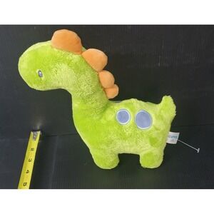 Baby Gund Green Orgh Plush Dinosaur Stuffed‎ Animal Brontosaurus Cute Blue Spots